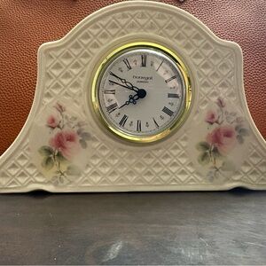Porcelain Floral Wall Clock